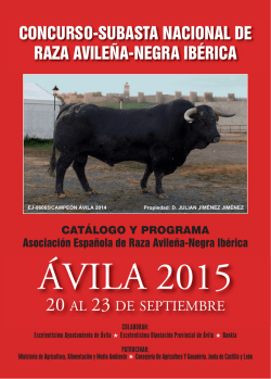 Cat&aacute;logo - Raza Avile&ntilde;a