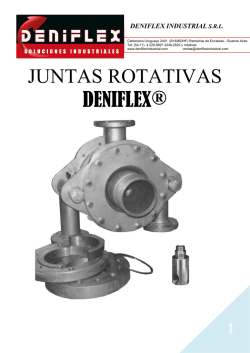 JUNTAS ROTATIVAS DENIFLEX® - deniflex soluciones industriales