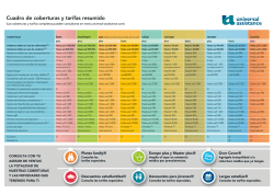 Tarifas - Universal Assistance