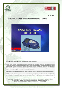 especificaciones tecnicas densimetro – xpose
