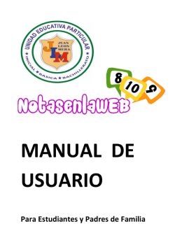 Para Estudiantes y Padres de Familia