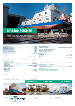 KP3400 PUSHER - Scheepswerf De Kaap