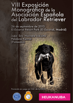 Descargar Catálogo - Asociación Española del Labrador Retriever