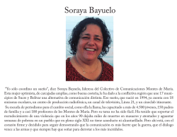 Quién es Soraya Bayuelo?