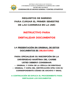 INSTRUCTIVO PARA DIGITALIZAR DOCUMENTOS