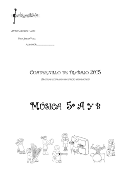 MÚSICA 5º A Y B - Centro Cultural Haedo