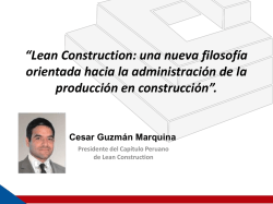 Ponencia Lean Construction