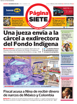 Una jueza env&iacute;a a la c&aacute;rcel a exdirectora del Fondo