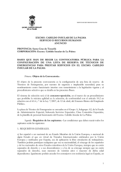 bases LISTA DE RESERVA TÉCNICO DE EMERGENCIAS