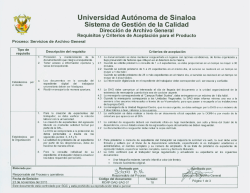 Requisitos y Criterios de Aceptación para el Producto