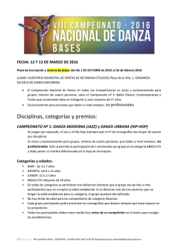 Bases del Concurso
