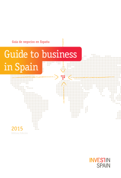 Guía de negocios en España 2015