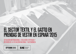 Estudio del mercado textil en España