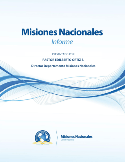 Ver informe completo - Misiones Nacionales