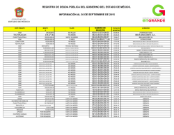 Registro de deuda pública - Gobierno del Estado de México