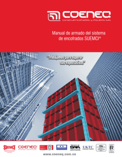 MANUAL DE ARMADO FORMALETA SUEMCI
