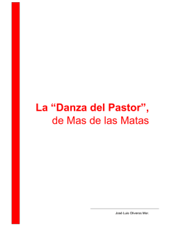 La “Danza del Pastor”, de Mas de las Matas