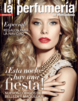 Revista Perfumeria Mercadona - Navidad 2015