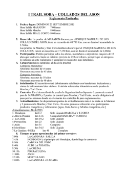 Reglamento TRAIL SOBA COLLADOS ASON 2015