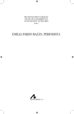 EMILIA PARDO BAZ&Aacute;N, PERIODISTA