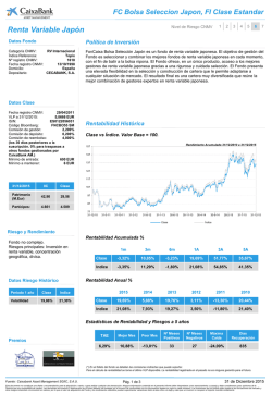 Renta Variable Japón - Caixabank Asset Management