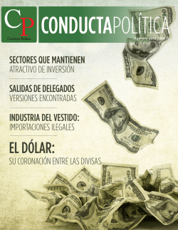 El DólAr: - Revista Conducta Política