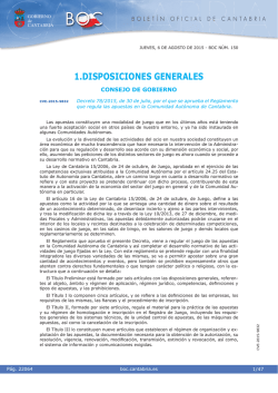 decreto. - BOC - Gobierno de Cantabria