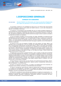decreto. - BOC - Gobierno de Cantabria