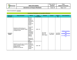 SENASA-PE-003-RE-001 Laboratorios con ensayos Oficializados