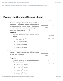 ExamenLocalCsBasicas.. - I.T. de Sur de Nayarit