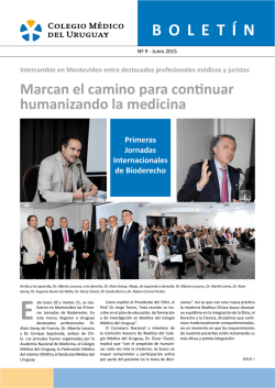 Junio 2015 - Colegio Médico del Uruguay