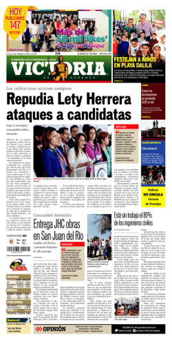 Entrega JHC obras en San Juan del R&iacute;o