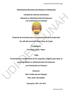 P Pres Proyecto d D sentada e gra Facu Maestr&iacute;a c de invers De