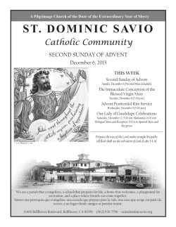 THIS WEEK - St. Dominic Savio Church