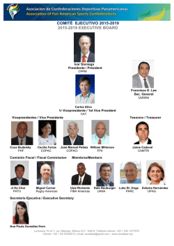 comité ejecutivo / executive board