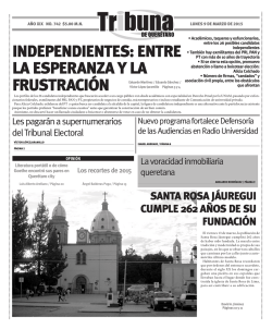 TRIBUNA 742 - Tribuna de Querétaro
