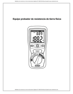 Medidores de resistencia en tierra telurometros Digitales DT