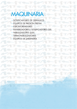 MAQUINARIA - GMB Internacional