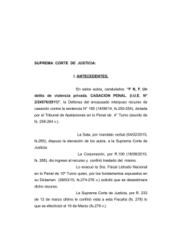 Dictamen sobre el Derecho de Admisión