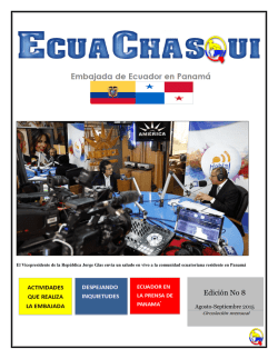 ECUACHASQUI 8 Agosto septiembre 2015 v1