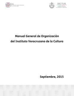 Manual General de Organización del IVEC