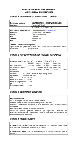 Ficha de seguridad