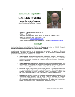 Carlos Rivera VER CV