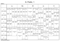 Horario curso