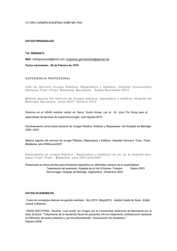 descargar currículum - Dra Carmen Higueras