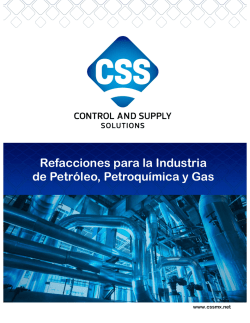 Refacciones para la Industria de Petróleo, Petroquímica y Gas