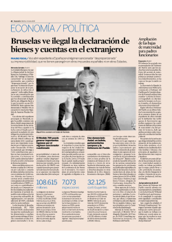 Expansión 3-3-15 Bruselas ve ilegal el Modelo 720