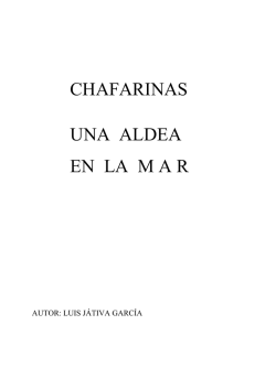 CHAFARINAS UNA ALDEA EN LA M A R