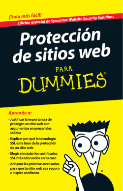 Protección de sitios web