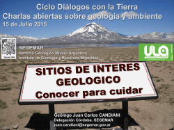 Sitios de Interés Geológico de la República Argentina